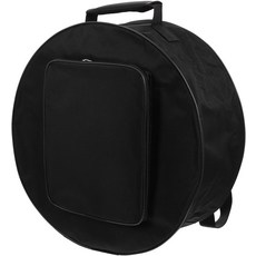 야외 사용 및 악기 보호를 위한 손잡이가 있는 15.74인치 휴대용 스네어 드럼백 경량 케이스, Black