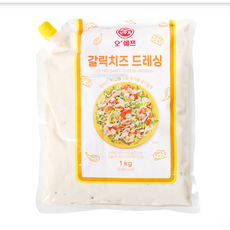 오뚜기 오쉐프 갈릭치즈드레싱, 1kg, 29개