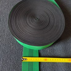 실내놀이터 방방이 거미탑용 고탄성 두꺼운 밴드 스트랩, 1개, 4_그린7cm두꺼운/미터당