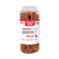 Ms.pet 寵物小姐 咬咬肉丁 500g 大容量 機能狗零食, 鴨肉, 1個