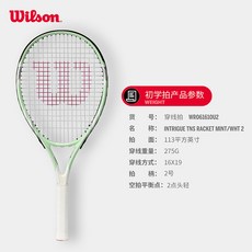 【臺灣出貨】宇天2024款單人初學網球拍輕巧減震大拍麵女生大學生草莓青檸拍-奢尚匯品, 【爆款青檸拍】WR061610U2 【2, 1個