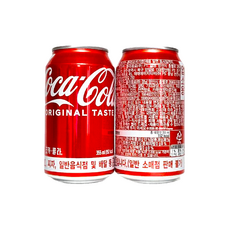 코카콜라 콜라 업소용 탄산음료 뚱캔 355ml x 6개