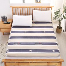 두꺼운 바닥 요매트 토퍼 요커버요솜 누빔 요토퍼 바닥이불, L. bouger 코튼