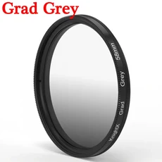 KnightX Grad 블루 오렌지 레드 그레이 중립 밀도 카메라 렌즈 필터 캐논 eos 소니 사진 52mm, 03 67MM, 07 Grad Grey
