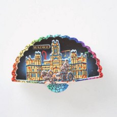 냉장고 자석 기념품 1pc 마드리드 스페인 스티커 여행 부엌 장식 창조적 인 휴일 선물, Fan Madrid