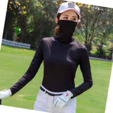 골프이너웨어 반목 여자골프웨어 상의 냉감 티셔츠 이너웨어 코디