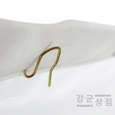 (강군상점) 커튼핀 50개 커튼고리 집게고리 커튼쇠고리 커텐고리 커텐클립 커튼레일핀 철제고리