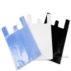 비닐봉투 3호 100매 일회용봉투, 흑색