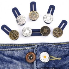 바지 허리 늘림 확장 실리콘 고리 단추, 진스웨어, 진스웨어