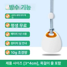 어르신위치추적 GPS추적기 미아 목걸이, 기본 구성품, 골드표준스마트칩목걸이