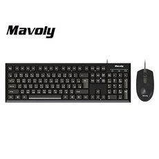 Mavoly HMK-168 鍵盤滑鼠組 USB 懸浮式設計, 宅配不需拆盒(寄送選宅配)