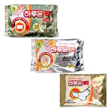 하루온팩 핫팩 핫보온대 손난로 발난로 10개입 2023년형, 더큰사이즈 핫팩 1개+손난로 1개+발난로 1개, 2세트