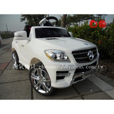 【淘氣寶貝】兒童電動車 正版賓士授權ML350 電動遙控童車 MP3/藍芽功能 現貨, 1個, 白色