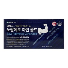 유한메디카 쏘팔메토 아연골드(전립선) 1 300mg x 90캡슐 (3개월분), 1개, 90정