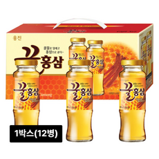 웅진 꿀홍삼 병음료 음료 꿀음료, 180ml, 1개