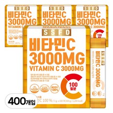 순수식품 비타민C 3000 가루 분말 스틱 파우더, 3g, 400개