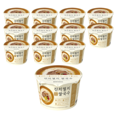 한끼든든 쌀국수 멸치맛, 92g, 12개