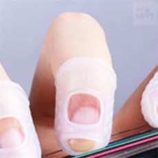 [다믿샵] 실리콘 골무 화이트 보호, XS