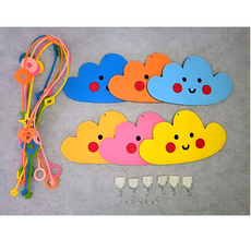 인테리어 모빌 환경구성 교실꾸미기, 해피구름