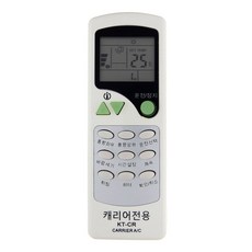 파트너 만능 에어컨 리모컨 KT-CR / 대우 캐리어 센츄리 호환, 1개