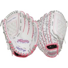 Rawlings 플레이어 시리즈 유소년 티볼/야구 글러브 카멜/블랙 11.5인치 5-7세, Right Hand Throw, 유니콘 - 화이트