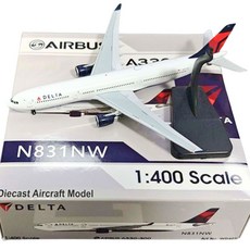AIRBUS A330-302 N831NW 1:400 飛機模型, 1個