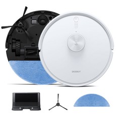 [한정 특가] DEEBOT 로봇청소기 6500Pa 흡입력 물걸레청소기 1년AS Y1 PRO, 화이트, 화이트, 1