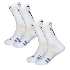 스포츠 골프 중목 장목 양말 쿠션감 좋은 발바닥 보강 양말 2종 세트, 2개, 02 중목 E