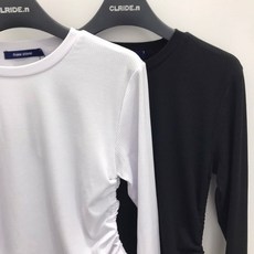 클라이드앤 여성 골지 긴팔티셔츠 FOBT S720F_CA 976716