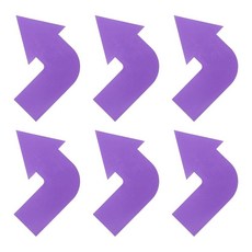 YELARXI Arrow Spot Marker Colorful Arrow Non-Slip Directional Carpet Marker 10x10 & 12 Pcs & Purp, YELARXI Arrow Spot Marker, Col