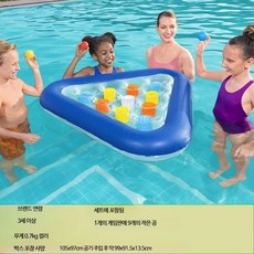 물 배구 골대 수영장 수구 야외 성인 훈련 물놀이, 삼각 게임판 세트 미포함, 1개