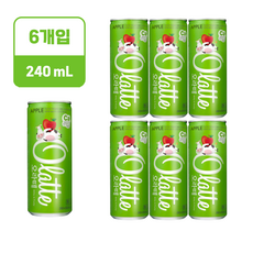 오라떼 애플 240ml, 6개