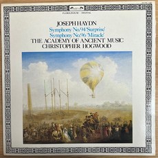 중고LP) Haydn - Symphonies No.94 Surprise/No.96 Miracle(하이든/크리스토퍼 호그우드)(자켓NM/음반M)