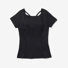 [FILA] X라인 플로우 반팔티셔츠_FS2RSE2252F_BLK