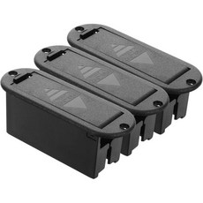 기타 베이스용 배터리 홀더 3개 세트 간편한 설치 액티브 픽업 박스 교체용 스펀지 포함으로 향상된 사운드와 안정적인 전원 공급 음악적 완성도 높임 2364295, 기타 베이스용 배터리 홀더 3개 세트 간편한 설치 액티