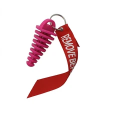 배기 파이프 플러그 오토바이 액세서리 모토크로스 고무 에어 블리더 워시 보호대 키체인 포함, 06 핑크