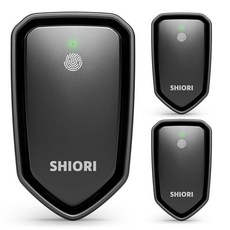 SHIORI 공기 청정기 플러그 3팩 음이온 기술 이온화 청정기 가정용 휴대용 필터 냄새 연기 침실 사무실 주방 반려동물을 위한 조용한 청정제(블랙) 117716, SHIORI 공기 청정기 플러그 3팩, 음이온 기술 이