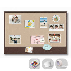 바이빈이 접착식 코르크 게시판 보드