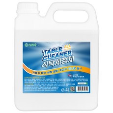 크로바 식탁세정제 살균 세정 탈취 테이블 클리너 주방청소, 1개, 4L