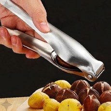 조리 껍질 호두 제거 도구 손질 전용 밤 군밤 간편 까기 주방 가위 생밤, 1개, 스텐밤까는도구
