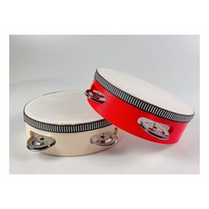 발레 성인용 도구 악기 무용 무대용 탬버린 무용 음악 리듬악기 8인치 10인치 7인치 용품 노래방 bok+8748jw, 7in_레드