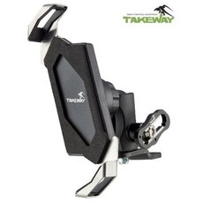 【PUPU SHOP】TAKEWAY LA3-PH05 黑隼Z手機座 摩托車/機車/後照鏡適用, 黑隼 Z, 銀色