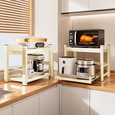 cobbe 인출식 전기밥솥 레일 거치대, 아이보리, 1개