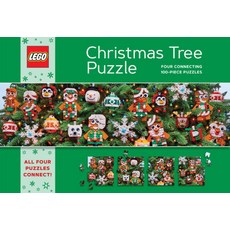 Lego Christmas Tree Puzzle:Four Connecting 100-Piece Puzzles, Lego Christmas Tree Puzzle, Lego(저), Chronicle Books