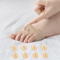 양품팩토리 이지스텝 앞꿈치패드 발쿠션 발바닥 보호 발가락패드, 스킨, 4세트