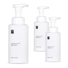 생활공작소 핸드워시 용기 파우더향, 500ml, 3개