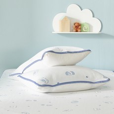 [애끌리아] 댕댕이2 HR 워싱 텐셀 밴딩 베개덮개 2장(50X70)