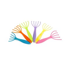 플라스틱 휴대용 핸디 두피마사지기 두피케어기기, 랜덤, 1개, 20cm