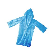성인용 우비 우의 청색 1개입 장마철 비닐 단체