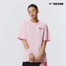 빅터 아울렛 오버핏 반팔 티셔츠 VT25CTO204U 배드민턴 탁구 스쿼시 스포츠웨어
